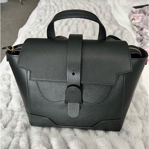 Senreve MIDI Maestra in black DOLCE leather